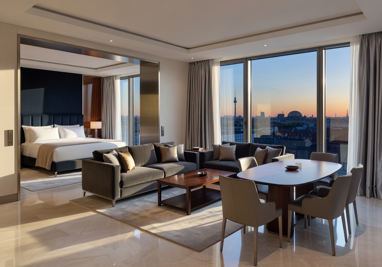 Grand Hyatt Berlin luxury suite interior