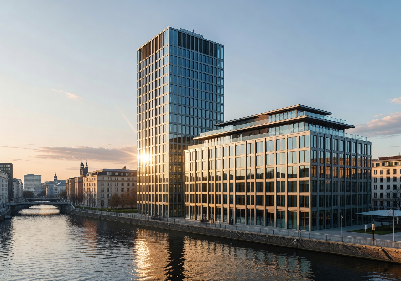 Hilton Berlin luxury skyline hotel